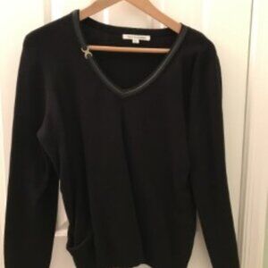Woman's Top with Decorative Neckline - XL Petite